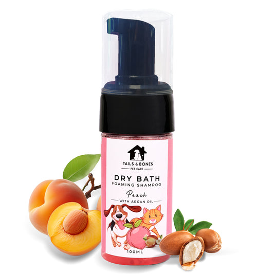 Peach Waterless Dry Bath for Instant Freshness