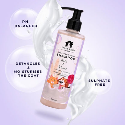 Nourishing Shampoo | Sulphate Free Pet  Milk & Wheat