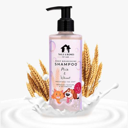 Nourishing Shampoo,Conditioner & Silky Smooth Coat Hemp Oil | Milk, Wheat, Lavender & Mint Oil